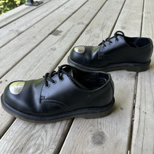 Dr. Martens 1925Men  s Black Leather Oxford Lace-Up Metal Toe Slip Resistant US 9