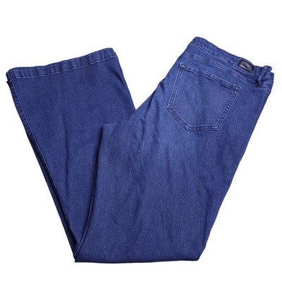 Sofia Jeans By Sofia Vergara Womens Melisa Flare Jeans 18 Dark Wash High Rise