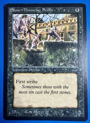 MTG Stone-Throwing Devils (Light) Arabian Nights Regular Common