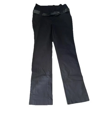 Schwarze Umstandshose Schwangerschaft Gr.40 & Gürtel C&A Neu - Bild 1 von 4