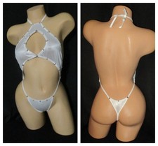 Exotic Dancer Stripper Sexy One Piece w/Studs Dancewear     (O1566)