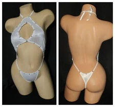 Exotic Dancer Stripper Sexy One Piece w/Studs Dancewear     (O1566)