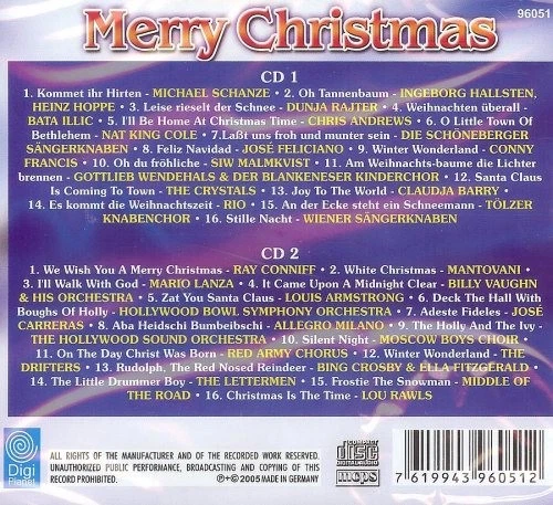 V/A Merry Christmas - 2 CD, Michael Schanze, Ray Conniff, Ingeborg Hallsten a.m. - Bild 2 von 2