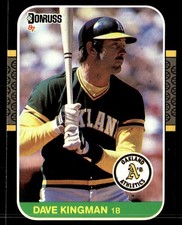 1987 Donruss Dave Kingman Oakland Athletics #425