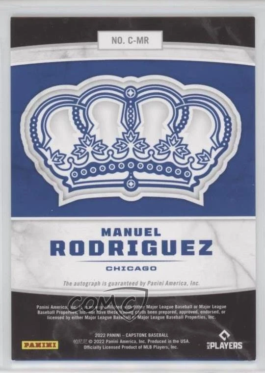 2022 Panini Capstone Crown Manuel Rodriguez #C-MR Rookie Auto RC - Image 2 of 2