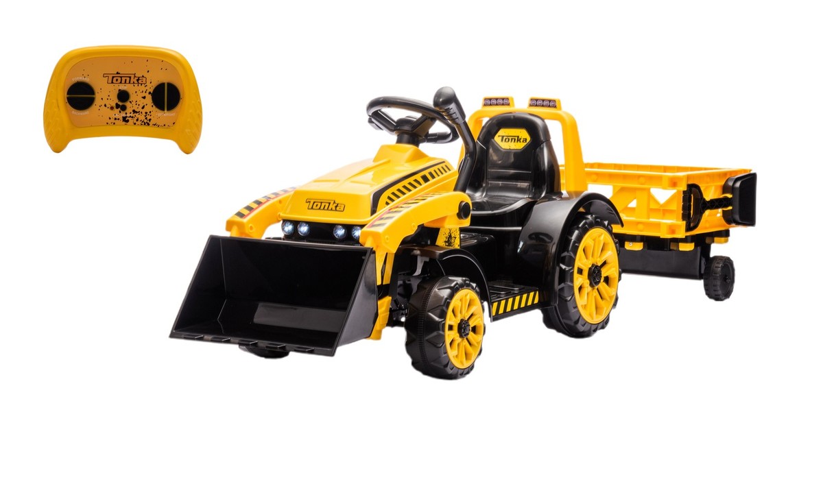 Tonka 6V Ride On Cars Construction Tractor Front Loader