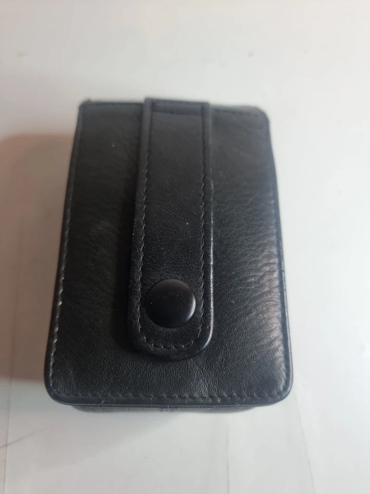 Antler - Black Leather Compact Digital Camera Case With Belt Loop - Image 2 of 4