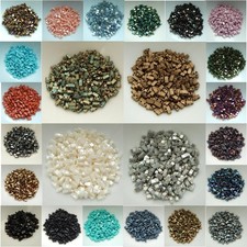 Half Tila Two Hole Beads -Choose Color- 5 Grams Miyuki Glass Beads