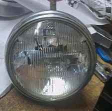 Vintage Harley Davidson Headlight Sealed Beam Guide H Saf H64 Complete Nd Works