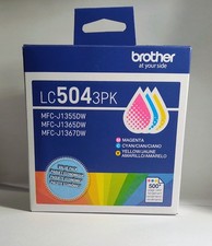Genuine Brother LC5043PK Ink 3  Pack Cyan Magenta Yellow OEM  New