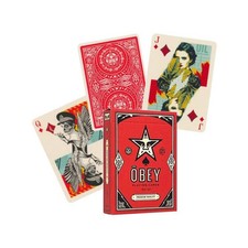 Obey Cartes À Jouer Édition Rouge Théorie11