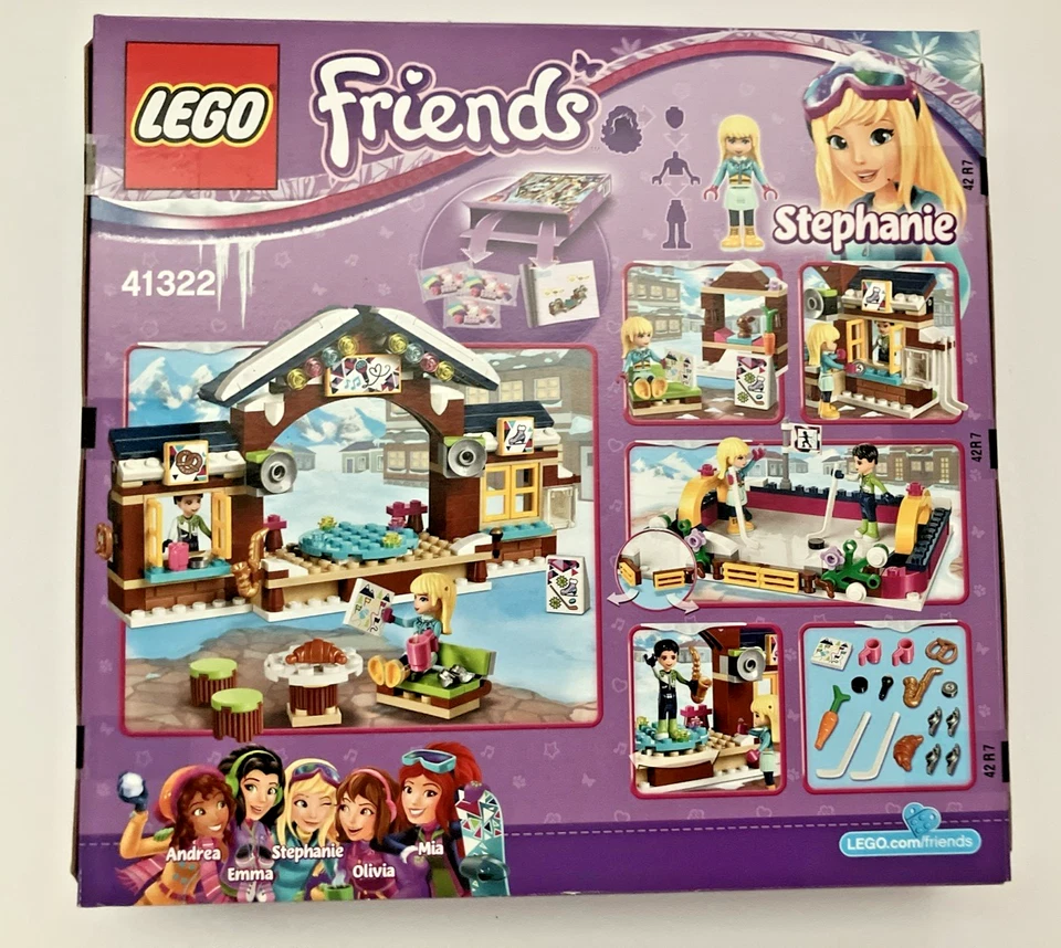 Lot LEGO Friends Snow Ski Resort  Sets 41322,  41323,  41324, 41319 SEALED NEW - Image 4 of 4