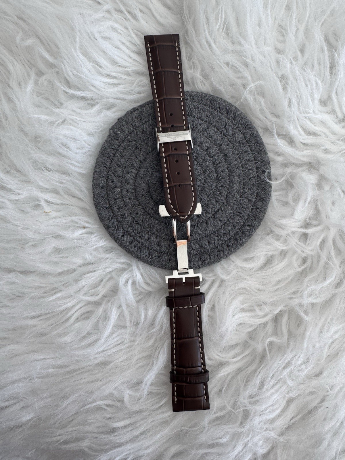 LONGINES Alligator Strap With Deployment Buckle F… - image 4