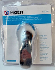 Lot of 3 Moen Posi-Temp Tub Shower Handle Chrome - 179100