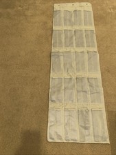 Schuhregal zum Aufhängen über der Tür, 20 Taschen - beige