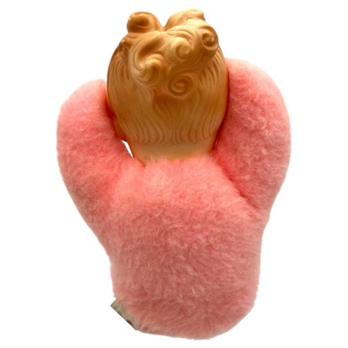 VTG 1970s USA Cuddle Toys By Douglas BABY DOLL Pink BONNIE Foam Filled Plush - Afbeelding 3 van 10
