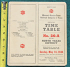 1944 Missouri Kansas Texas MKT Railroad North TX Dist KATY Railway San Antonio — photo 1