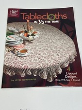 Annies Attic 878539 Tablecloths in 1/2 the Time Crochet Pattern Size 3 Thread