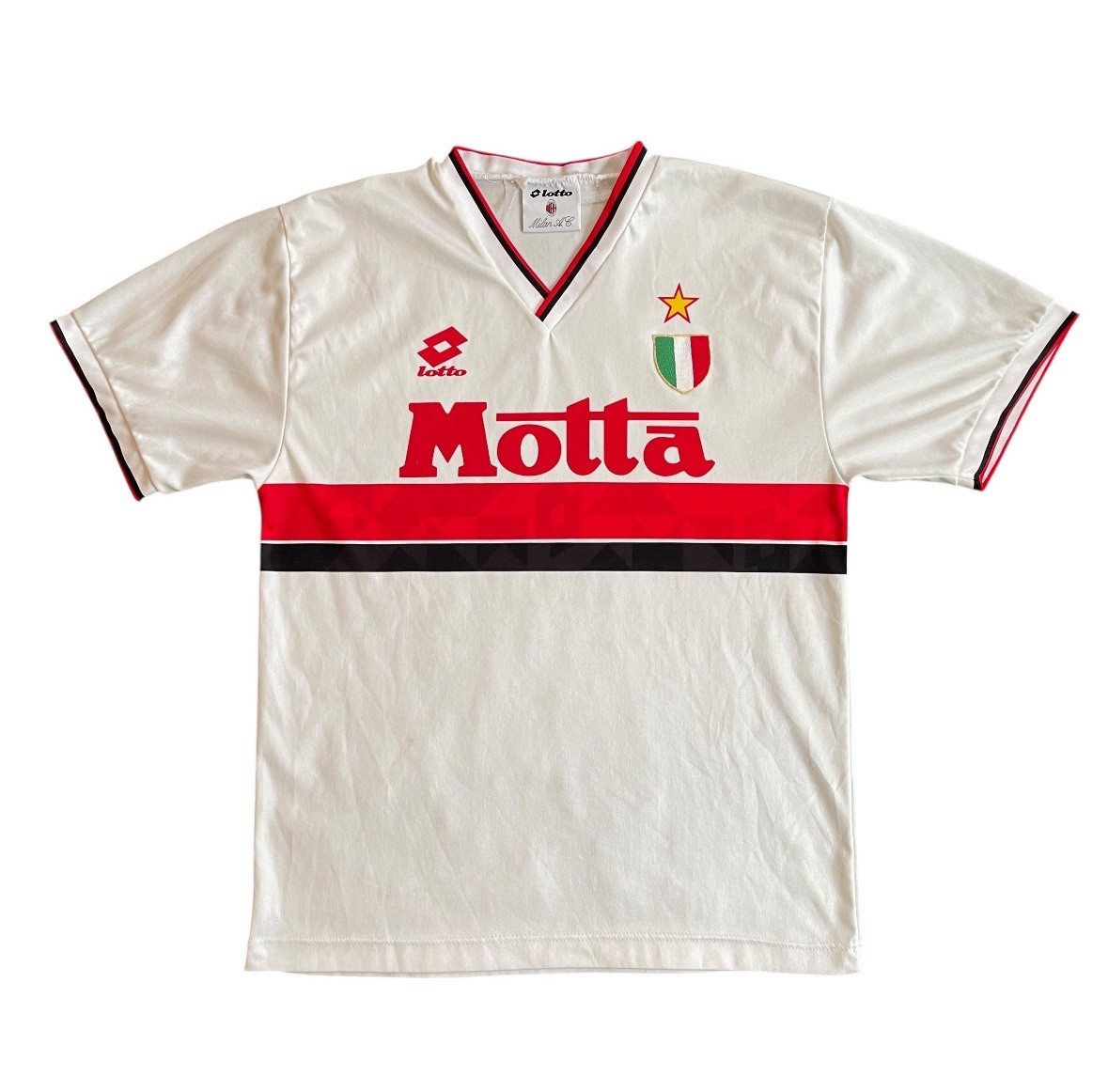 Vintage Lotto AC Milan 1993/94 Away Football Kit (S) | eBay