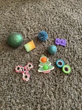 Mixed Lot Fidgets, Sensory Toys, Poppers, Balls, Stretch, Feel