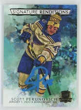 2021-22 UD The Cup Signature Renditions Scott Perunovich RC Auto #SR-SP