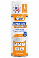 Bathtub Tile Spray Paint White Porcelain Ceramic Aerosol Refinishing 13.5 Oz Bathtub Tile Spray Paint White Porcelain Ceramic Aerosol Refinishing 13.5 Oz
