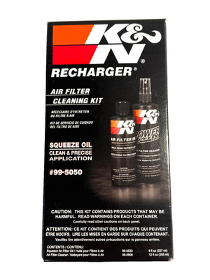 K&N Recharger Air Filter Cleaning Kit #99-5050 / Sport Air Filter Cleaning Kit