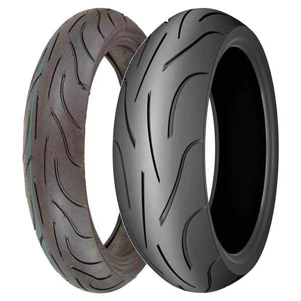 TYRE PAIR MICHELIN 110/70-17 (54W) + 150/60-17 (66W) PILOT POWER 2CT