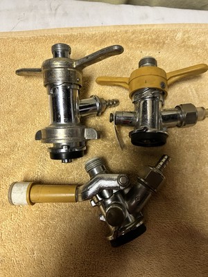 3 European Keg Beer Tap Sanke Coupler, Type S Heineken Amstel Budweiser Keg Tap