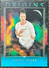 Alysha Clark 2024 Panini Origins WNBA #69 Teal Parallel /49 - Aces
