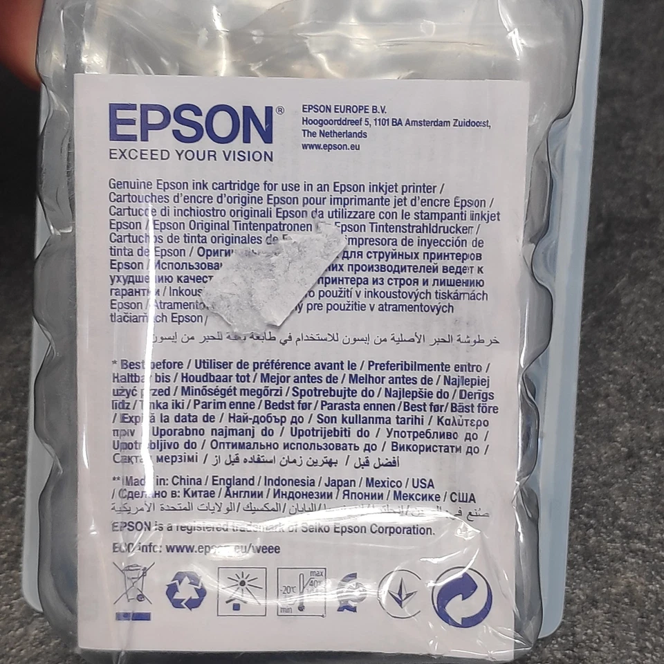 Original Epson Multipack 27 Cyan Magenta Yellow ( MHD 01. 2024 ) OVP |  - Bild 4 von 4