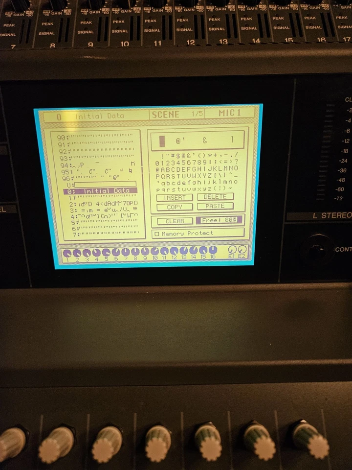 Yamaha 02R Digital Recording Console Mixer With Meter Bridge and 2 ADAT Cards - Image 3 of 4