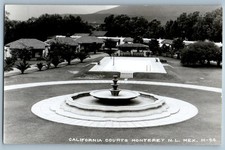 Nuevo Leon Mexico Postcard California Courts Monterrey c1940's RPPC Photo