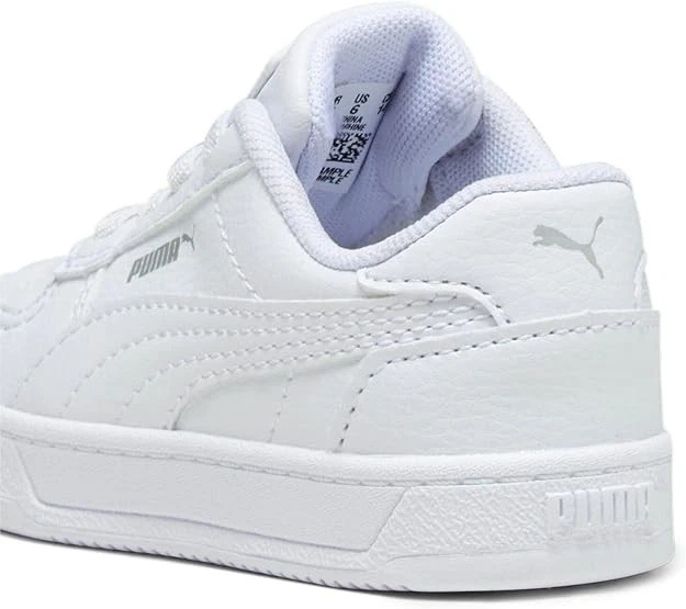 Puma Caven 2.0 AC INF Puma para niños pequeños blanco-Puma plateado-negro (393840 02) Foto 3 de 4