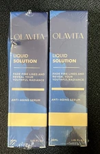 2 X OLAVITA Liquid Solution Anti Aging Serum 30 ml New Sealed! Pack
