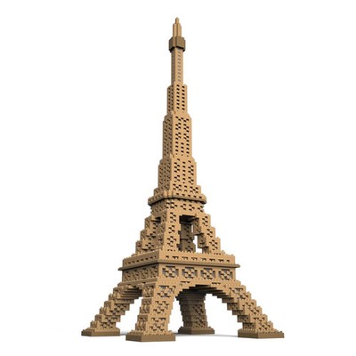Eiffelturm Paris Frankreich Steine Sets Spaß pädagogisches Spielzeug Gebäude Bau