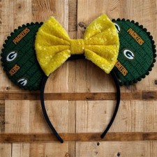 HANDMADE Mouse Ears-Green Bay Packers/NFC North/NFL Team Mouse Ears
