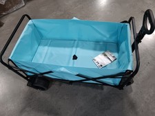 Foldable Wagon cart, all terrain wide wheels, heavy duty collapsible outdoor
