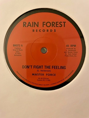 Master Force   Don't Fight The Feeling / Hey Girl 12'' Funk Soul Disco Vinyl