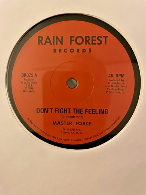 Master Force – Don't Fight The Feeling / Hey Girl 12" Funk Soul Disco Vinyl
