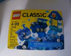 LEGO Classic Retired 4 blue 10706 3 green 10708Creativity Blocks lot of 7