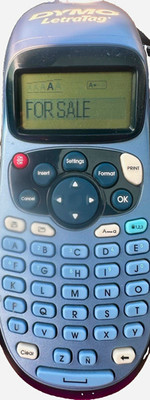 DYMO LetraTag Label Maker Handheld Label Printer Tested Working w/ Tape & Batter