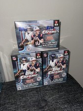 2025 Topps Chrome Football Value Box Lot of 3