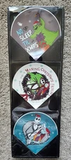 Disney The Nightmare Before Christmas 3 Piece Collectable Holiday Plate Set  New