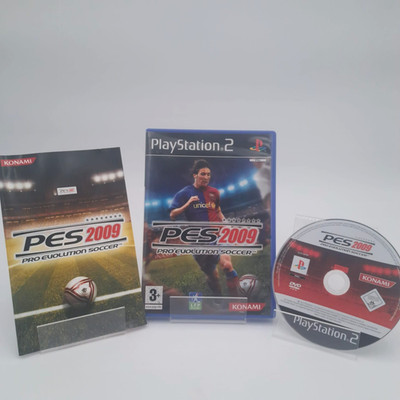 PES 2009 Pro Evolution Soccer PS2 PlayStation 2 Complete PAL ITA + EU   