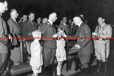 F027588 Hitler Himmler Goering with Daluege Rust Rosenberg Lutze Schirach Ley Fr