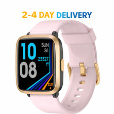 Fitness Activity Tracker Watch as Fitbit Heart Rate Monitor Pedometer for Women