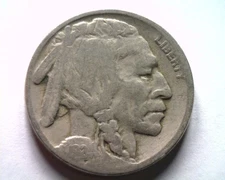 1924 BUFFALO NICKEL GOOD / VERY GOOD G/VG NICE ORIGINAL COIN BOBS COINS 99c SHIP
