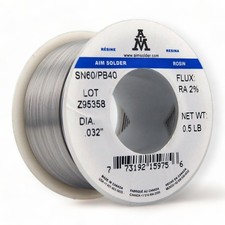 Solder 60-40 Tin Lead Rosin Core Solder Wire for Electrical Soldering 0.032in...