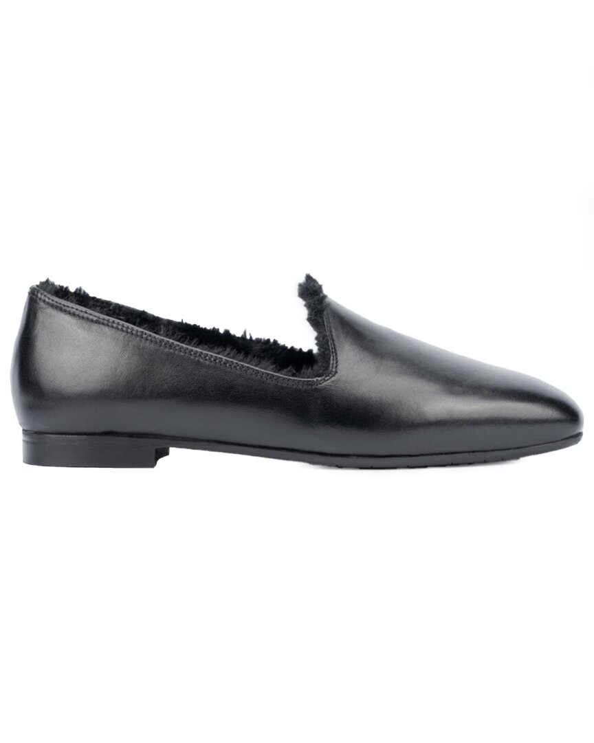 Женские кожаные мокасины Aquatalia Romie защищающие от непогоды черный 95 18990₽